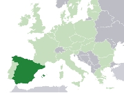 スペイン地図小